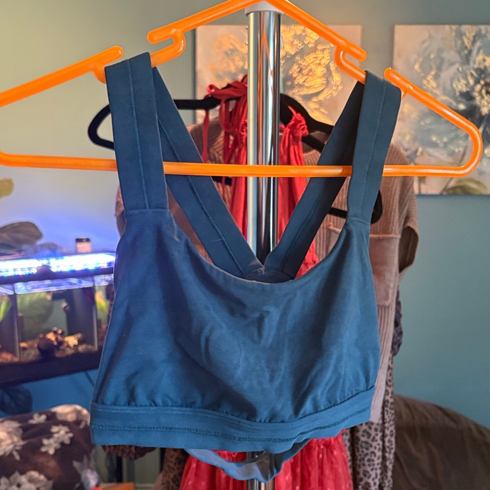 Athleta Blue Sports Bra